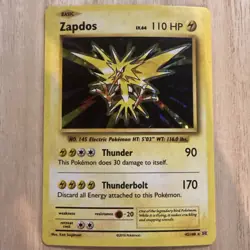 ZAPDOS - #42/108 Rare Evolutions Holo - Pokemon TCG - Image 1