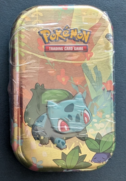 Cute Bulbasaur Pokemon TCG Kanto Friends Mini Tin - Sealed - Image 1