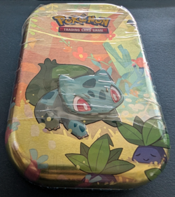 Cute Bulbasaur Pokemon TCG Kanto Friends Mini Tin - Sealed - Image 3