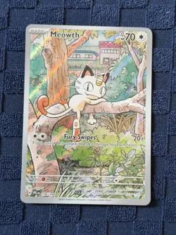 Meowth 106/094 Illustration Rare Holofoil - Pokemon Phantasmal Flames TCG - Image 2