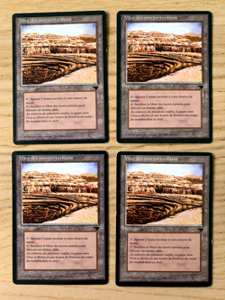 MTG Mines des morts terrains / Strip Mine x4 LP Renaissance Fra French FBB LP - Image 1