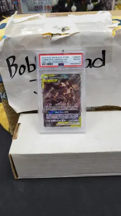 2020 UMBREON DARKRAI GX BLACK PROMO TAG TEAM FULL ART POKEMON PSA 8 NM-MT #SM241 - Image 1