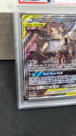 2020 UMBREON DARKRAI GX BLACK PROMO TAG TEAM FULL ART POKEMON PSA 8 NM-MT #SM241 - Image 4