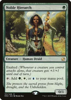 MTG - Noble Hierarch - Modern Masters 2015 Edition - X1 - (MP) - - Image 1