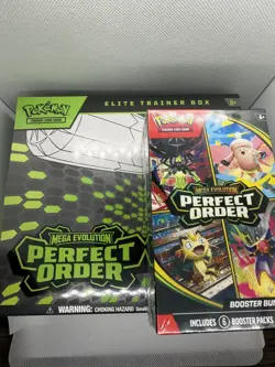 Pokemon TCG ME03: Perfect Order Elite Trainer Box (ETB) + Booster Bundle - Image 1