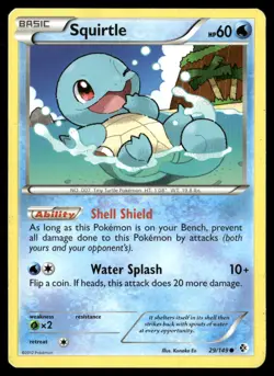Squirtle 29/149 Common Boundaries Crossed Pokemon Heavily Played - Image 1
