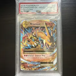 2016 POKEMON M CHARIZARD EX XY EVOLUTIONS #13 PSA 10 - Image 1