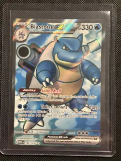 2023 Pokemon Scarlet & Violet 151 184/165 Blastoise ex - Image 1