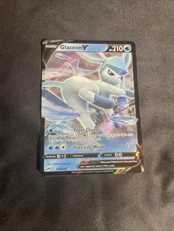 Pokemon TCG Glaceon V Crown Zenith 038/159 Holo Ultra Rare - Image 1