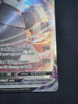 Pokemon Aggron VMax 097/172 Brilliant Stars Ultra Rare Holo NM - Image 4