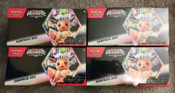 Pokemon TCG Prismatic Evolutions Surprise Box - Factory Sealed - LOT OF 4 - Image 1