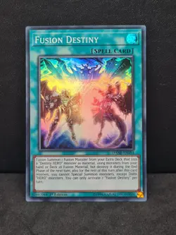Yugioh Fusion Destiny Super Rare DANE-EN054 1st Edition NM - Image 1