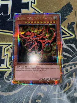 Slifer the Sky Dragon Quarter Century Secret rare QCR 1st Ed LC01-EN002 YuGiOh - Image 1