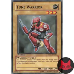 Yugioh Tune Warrior 5DS1-EN001 Common 1st Edition NM - Image 1