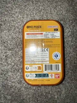 One Piece Tin Pack Set Vol. 2 Portgas D. Ace Tin FACTORY SEALED - Image 2