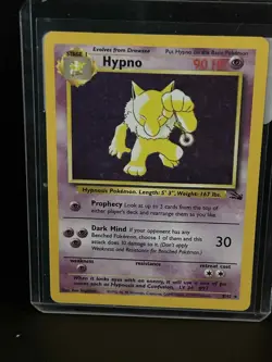Hypno - 8/62 - Holo Rare - Unlimited Edition Fossil Pokemon - Image 1
