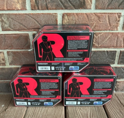 BRAND NEW-Pokemon TCG: Team Rocket Tins Sealed- Full Art Set (15 Packs) - Image 2