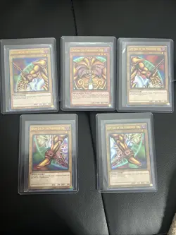 Yugioh Exodia The Forbidden One Complete Set YGLD-ENA17/21 1st Edition Mint - Image 1