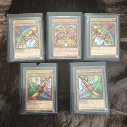 Yugioh Exodia The Forbidden One Complete Set YGLD-ENA17/21 1st Edition Mint - Image 2
