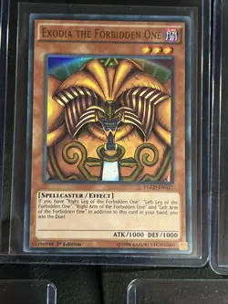 Yugioh Exodia The Forbidden One Complete Set YGLD-ENA17/21 1st Edition Mint - Image 4