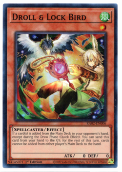 Droll & Lock Bird ALT ART - RA02-EN006 - Super Rare - 1st Edition Yugioh - Image 1