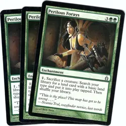 (3X) Perilous Forays Ravnica: City of Guilds - MTG Magic the Gathering Card - Image 1