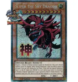 Yugioh 1x Slifer the Sky Dragon RA05-EN128 Starlight Rare 1st Ed NM - Image 1