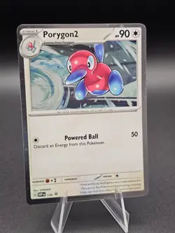 Porygon 2 - Stellar Crown Blister Promo SVP 138 Cosmos Holo Pokemon TCG Card - Image 1
