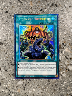 Yugioh TCG Ectoplasmic Fortification MZMU-EN008 Collector's Rare 1st Ed EXC-NM - Image 1