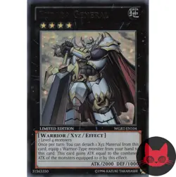 Yugioh Zubaba General WGRT-EN104 Ultra Rare Limited Edition NM - Image 1