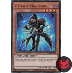 Yugioh Gagaga Magician RA04-EN007 Ultra Rare 1st Edition NM - Image 1