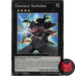 Yugioh Gagaga Samurai WSUP-EN027 Super Rare 1st Edition NM - Image 1