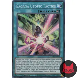 Yugioh Gagaga Utopic Tactics DUAD-EN052 Super Rare 1st Edition NM - Image 1