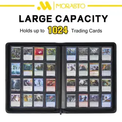 16 Pocket Card Binder,Trading Card Binder Holds up to 1024 Cards with 32 Slee... - Image 3