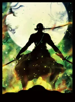ONE PIECE Roronoa Zoro doujin Card Sleeve Protector - Image 1