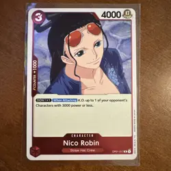 Nico Robin OP01:017 Romance Dawn - Rare PRE ERRATA One Piece Card - Image 1