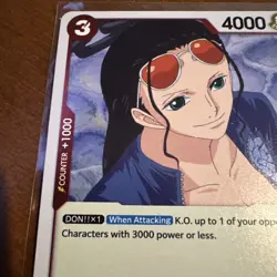 Nico Robin OP01:017 Romance Dawn - Rare PRE ERRATA One Piece Card - Image 4