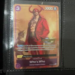 Who's.Who Championship 2023 Celebration Promo Pack Foil One Piece ST04-010 - Image 1