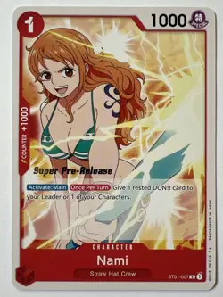 Nami ST01-007 - One Piece TCG: Super Pre-Release Starter Deck 1 - English LP - Image 1