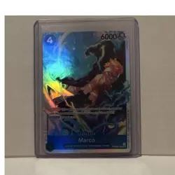 Namco One Piece CCG Marco PRB02-008 Premium Booster Vol. 2 Super Rare Foil 6000 - Image 1