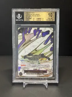 2026 ONE PIECE GROUND DEATH THE AZURE SEA'S SEVEN ALTERNATE ART #OP14-096 BGS 10 - Image 1