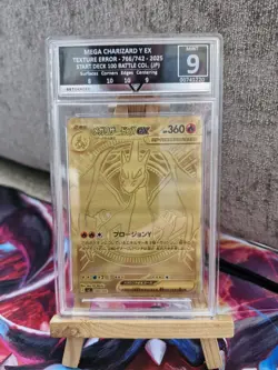 Pokemon TCG Mega Charizard Y EX #776 Starter Deck 100 Gold (ERROR CARD) - Image 1