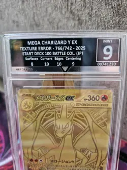 Pokemon TCG Mega Charizard Y EX #776 Starter Deck 100 Gold (ERROR CARD) - Image 4