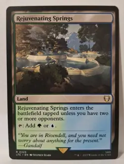 MTG Rejuvenating Springs x1 UB LotR ToME Regular NM/PFresh! - Image 1