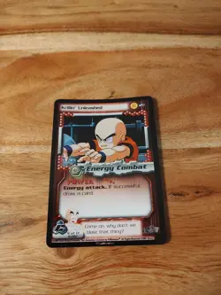 Dragonball Z DBZ CCG UnLimited FOIL CELL SAGA - Krillin Unleashed RARE Card #120 - Image 2