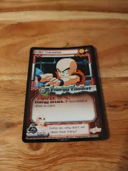 Dragonball Z DBZ CCG UnLimited FOIL CELL SAGA - Krillin Unleashed RARE Card #120 - Image 3