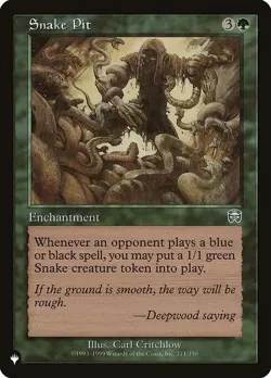 Snake Pit NonFoil The List MMQ-271 NM MTG - Image 1