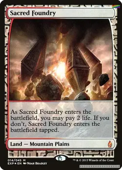 Sacred Foundry [EXP - 14] - NM [Foil] TCG MTG - Image 1