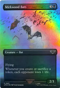 Mirkwood Bats (Borderless) The Lord of the Rings Foil NM/M - Image 1