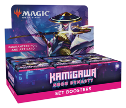 MTG Magic The Gathering KAMIGAWA NEON DYNASTY SET Booster Box English 195166104973 - Image 1
